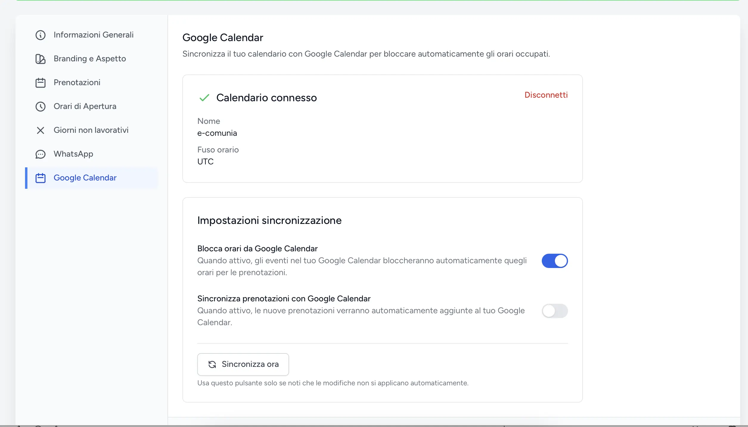 Google Calendar Integration